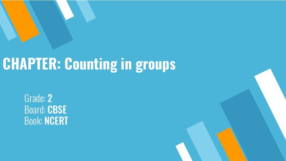 Teaching Material Class 2 Maths Counting in groups - Page 1