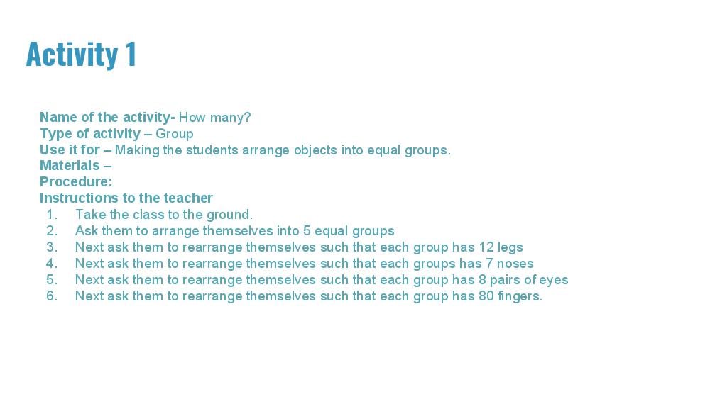 Teaching Material for Class 2 Maths – NCERT CBSE Handbook for Teachers