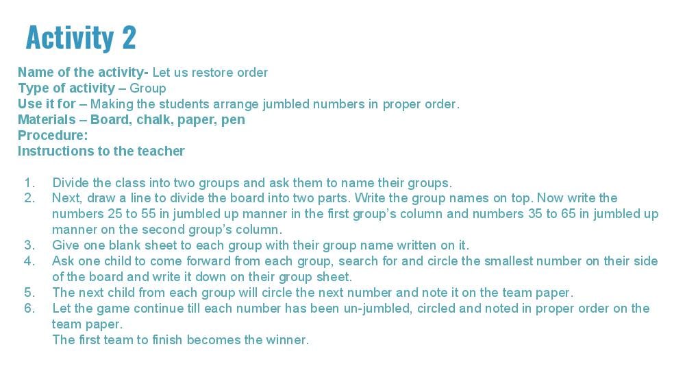Teaching Material for Class 2 Maths – NCERT CBSE Handbook for Teachers