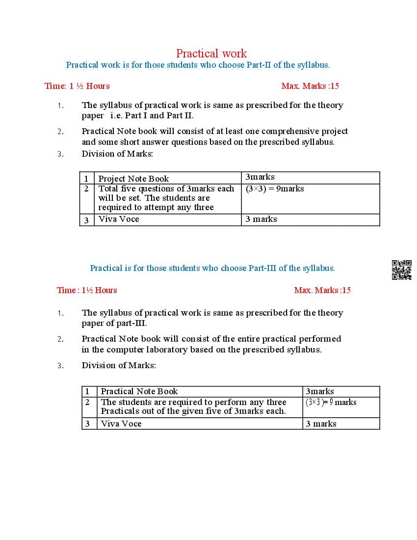 PSEB Class 12 Accountancy Syllabus (PDF)