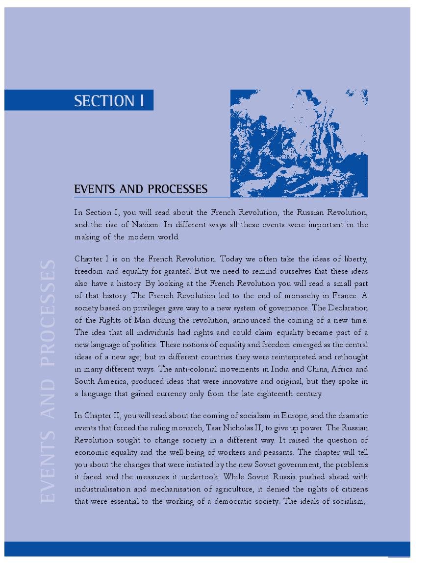 NCERT Book Class 9 Social Science (History) Chapter 1 The French Revolution - Page 1
