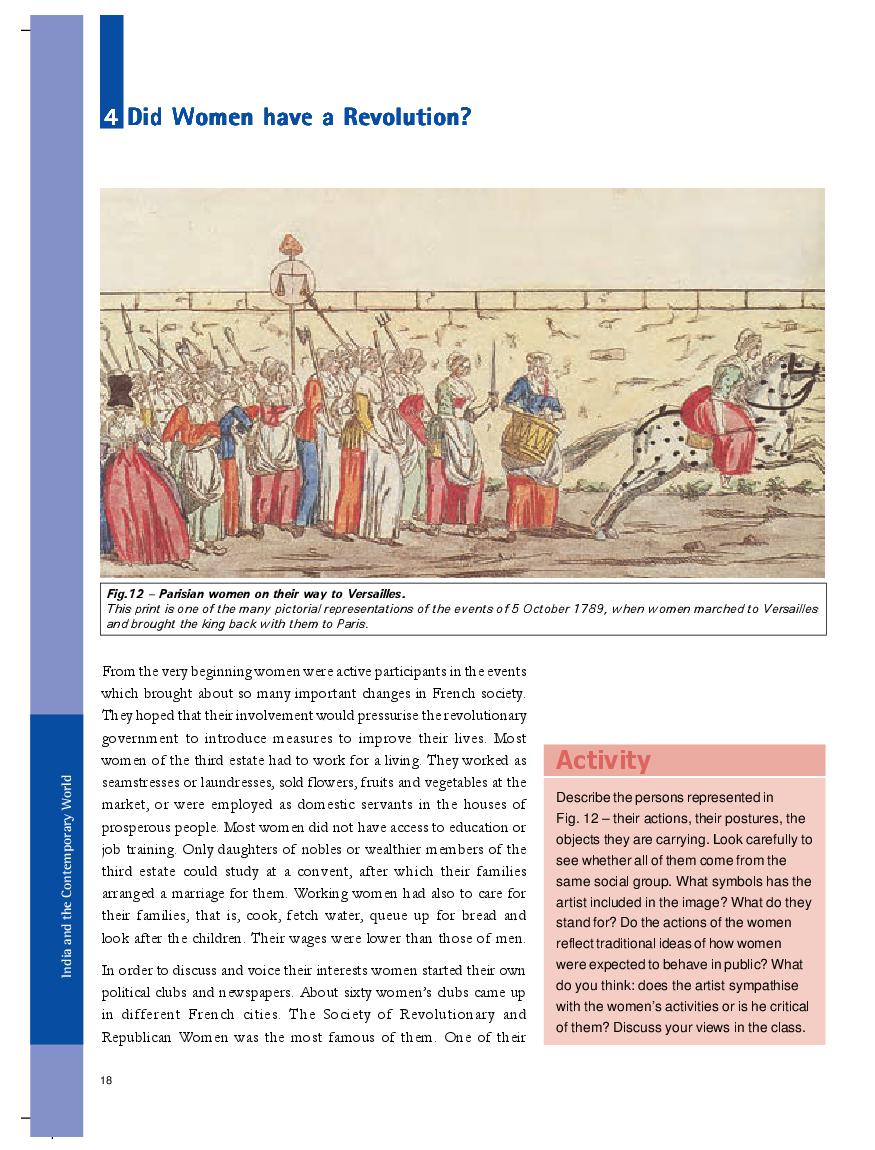 Up Board Book Class 9 Social Science History Chapter 1 The French Revolution 