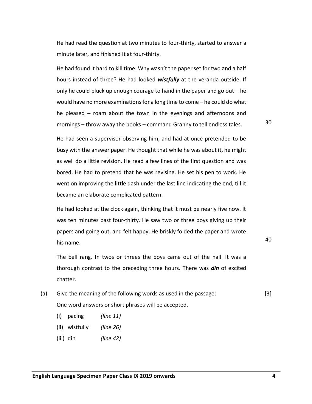 Class 9 English Workbook Solutions