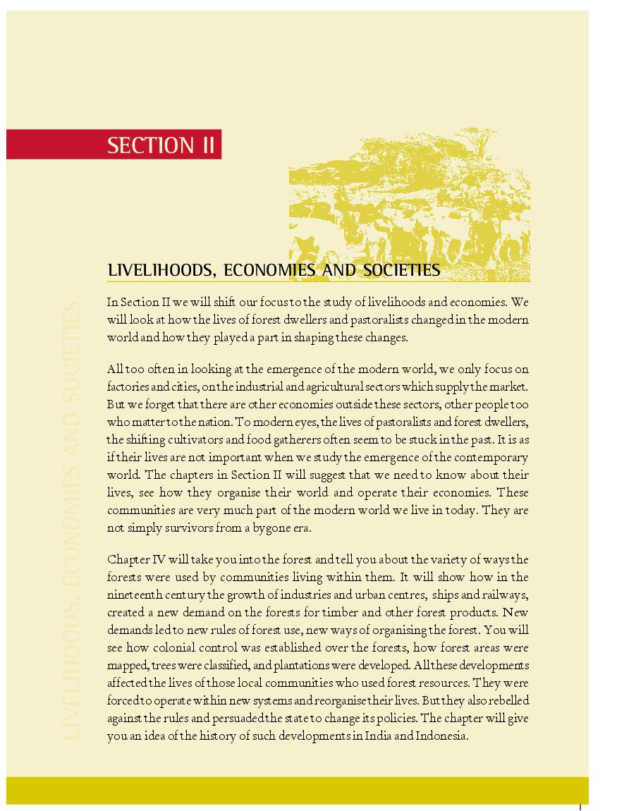NCERT Book Class 9 Social Science (History) Chapter 4 Forest Society and Colonialism - Page 1