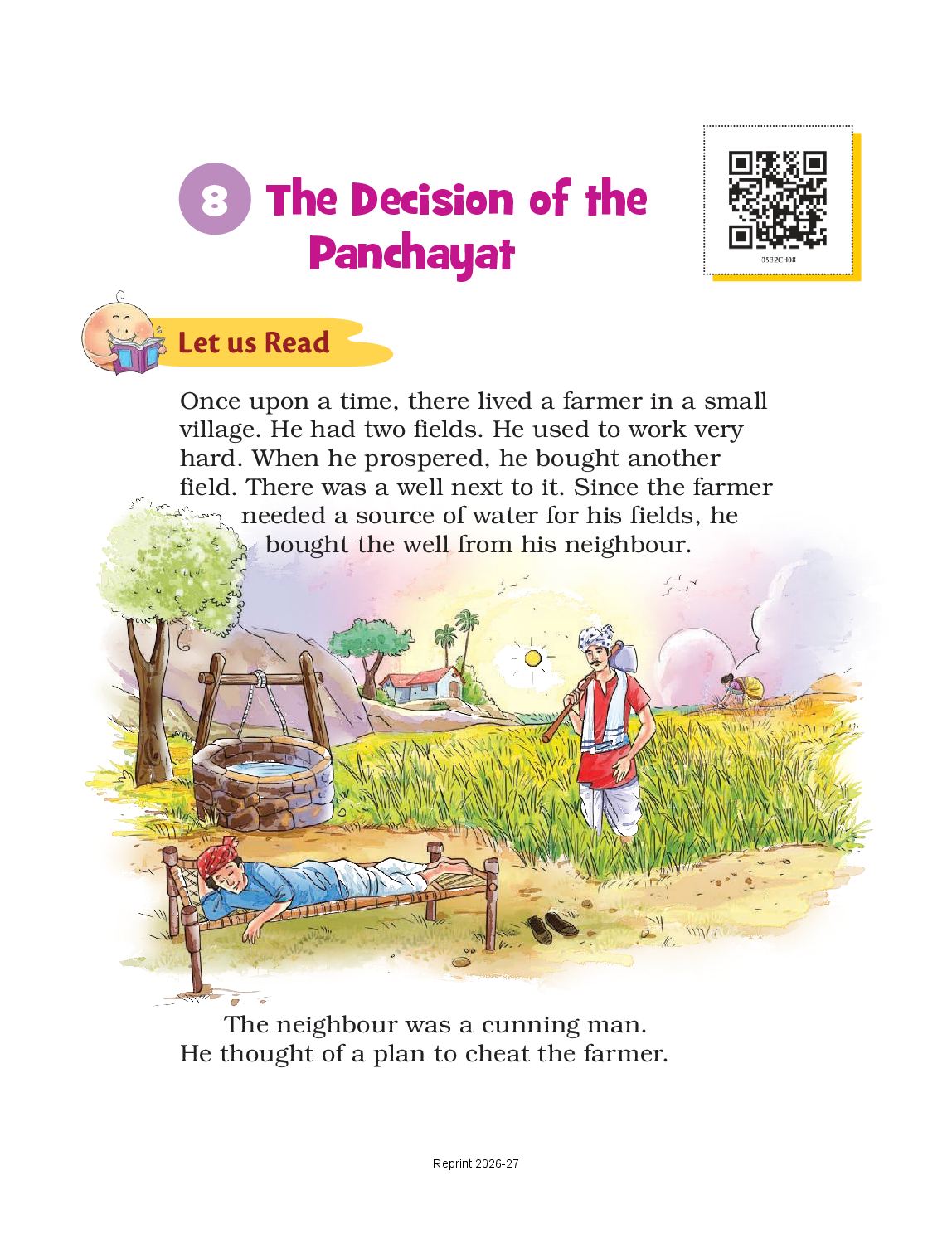 NCERT Book Class 5 English (Santoor) Chapter 8 The Decision of the Panchayat - Page 1 of 14