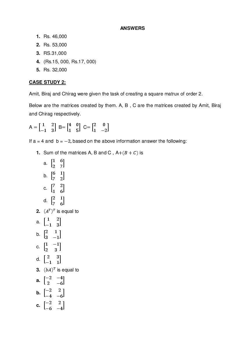 CBSE Class 12 Mathematics Question Bank (PDF) – Official CBSE Question Bank