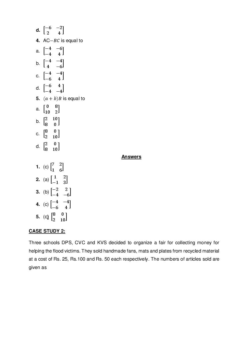 CBSE Class 12 Mathematics Question Bank (PDF) – Official CBSE Question Bank