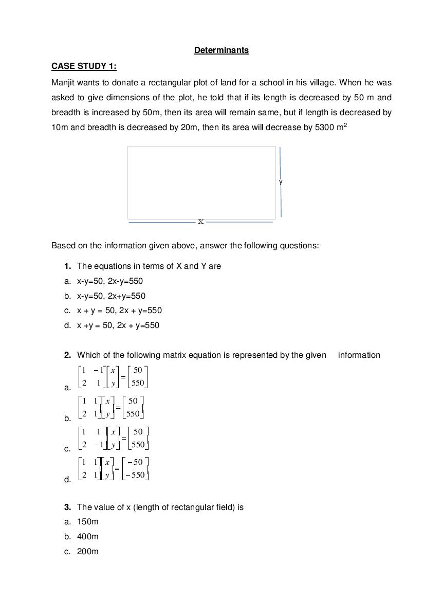 CBSE Class 12 Mathematics Question Bank (PDF) – Official CBSE Question Bank
