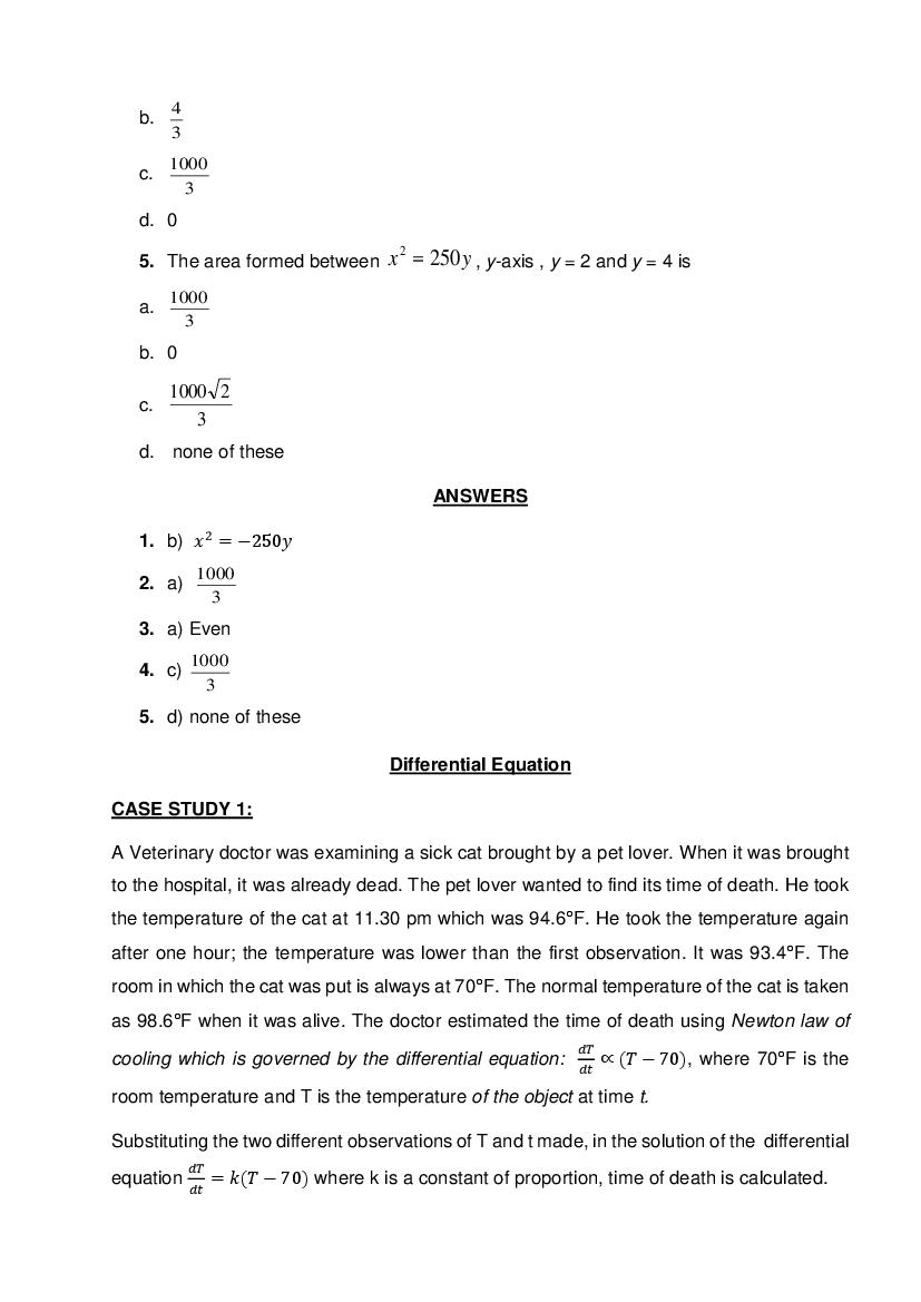 CBSE Class 12 Mathematics Question Bank (PDF) – Official CBSE Question Bank