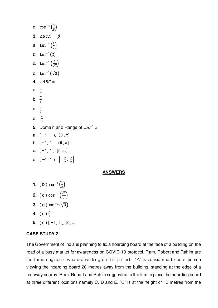 CBSE Class 12 Mathematics Question Bank (PDF) – Official CBSE Question Bank