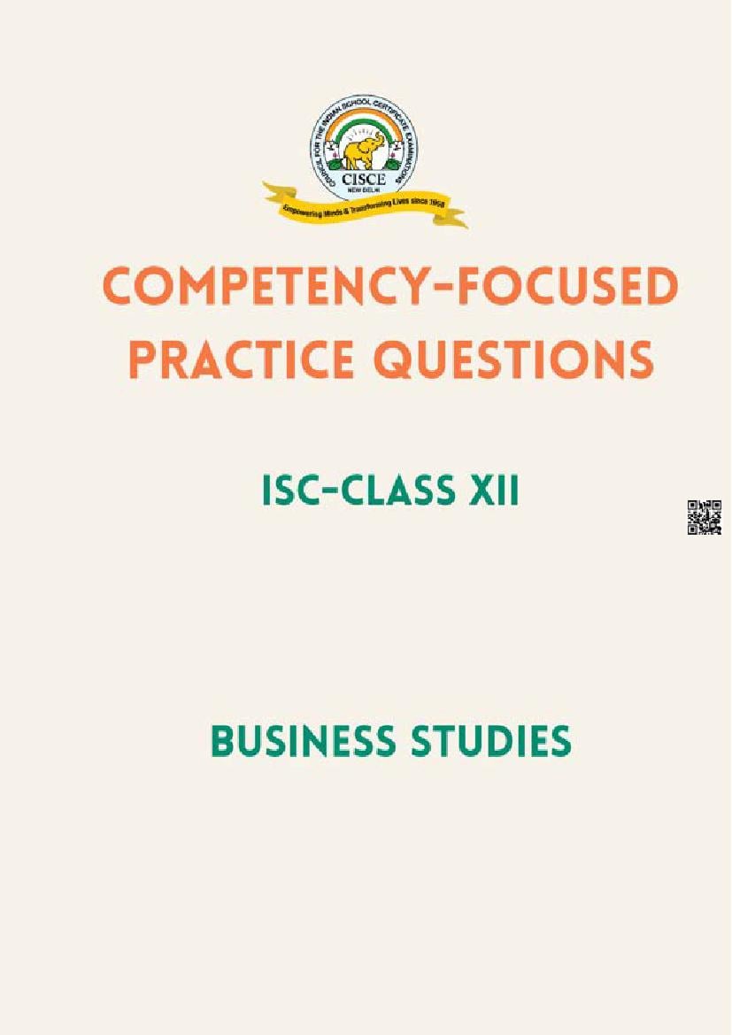 assignment of business studies class 12