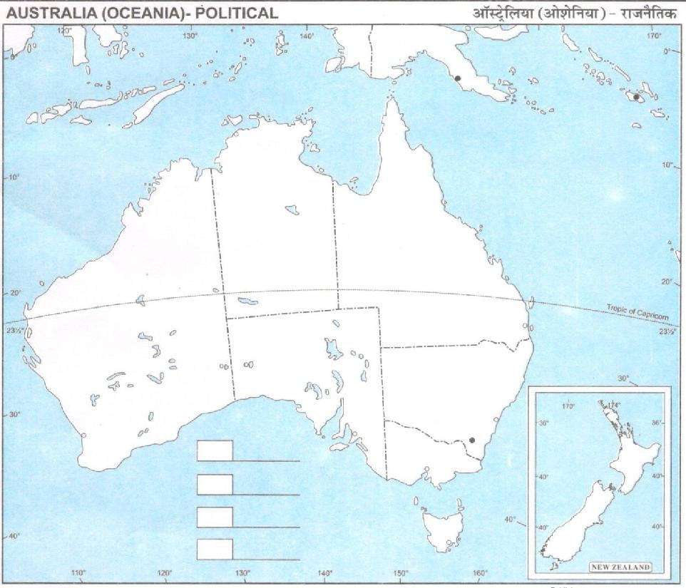 Australia Political Map - Page 1