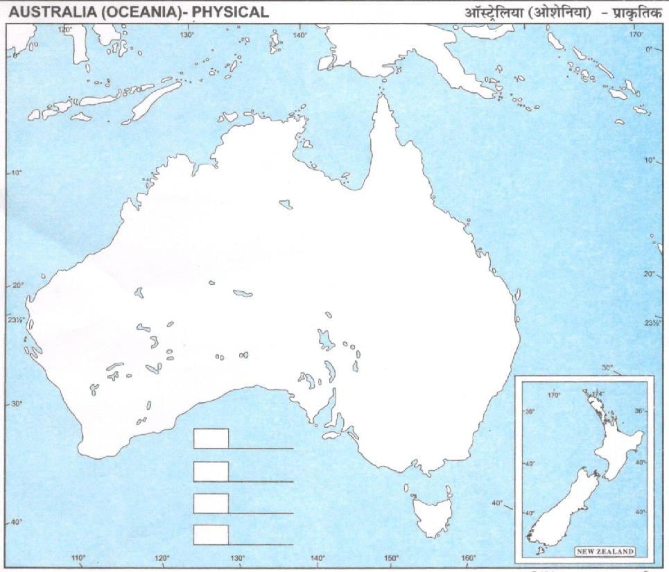 Australia Physical Map - Page 1