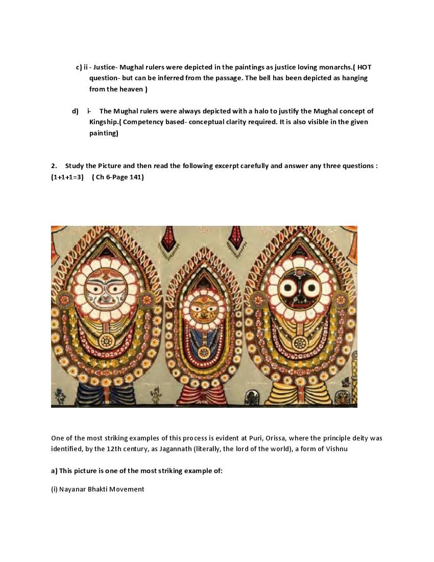CBSE Class 12 History Question Bank (PDF) – Official CBSE Question Bank