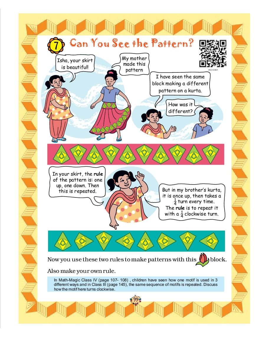 NCERT Book Class 5 Maths Chapter 7 Can You See the Pattern? - Page 1