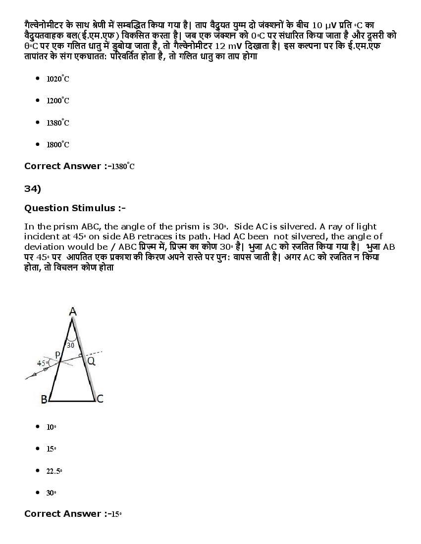 MP ADDET (DAHET) 2016 Question Paper PDF (2 Shifts)