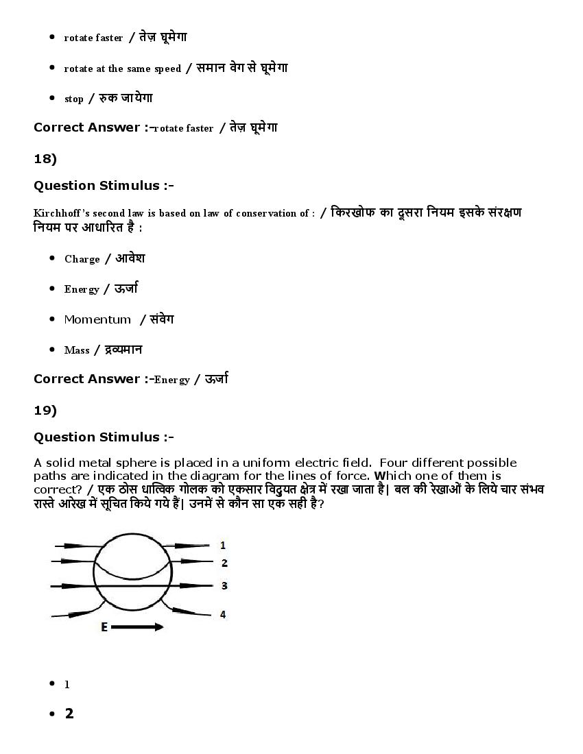 MP ADDET (DAHET) 2016 Question Paper PDF (2 Shifts)