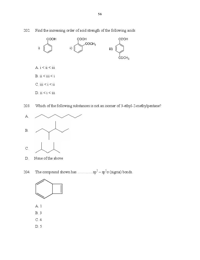 CUSAT CAT 2016 Question Papers PDF (B.Tech Paper 1 and 2, PG, Law)