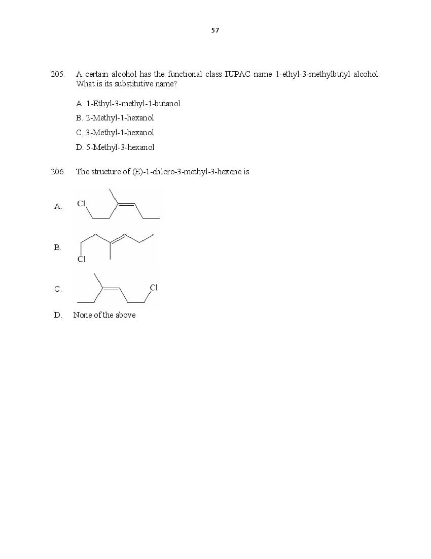 CUSAT CAT 2016 Question Papers PDF (B.Tech Paper 1 and 2, PG, Law)