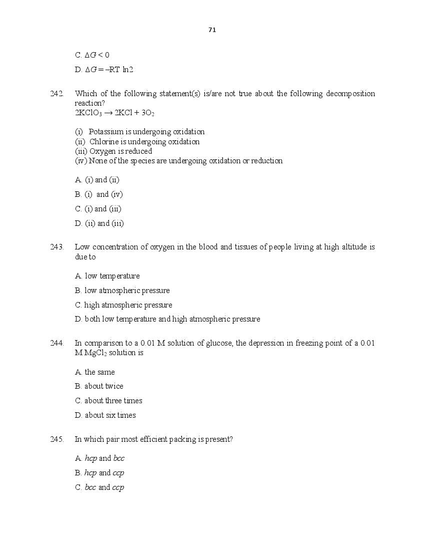 CUSAT CAT 2016 Question Papers PDF (B.Tech Paper 1 and 2, PG, Law)