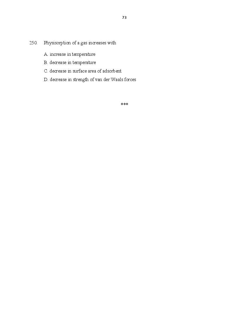 CUSAT CAT 2016 Question Papers PDF (B.Tech Paper 1 and 2, PG, Law)
