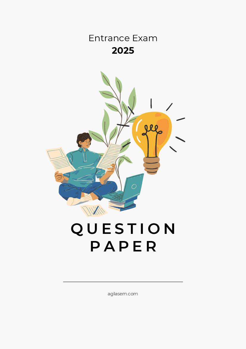 KCET 2025 Question Paper Maths - Page 1