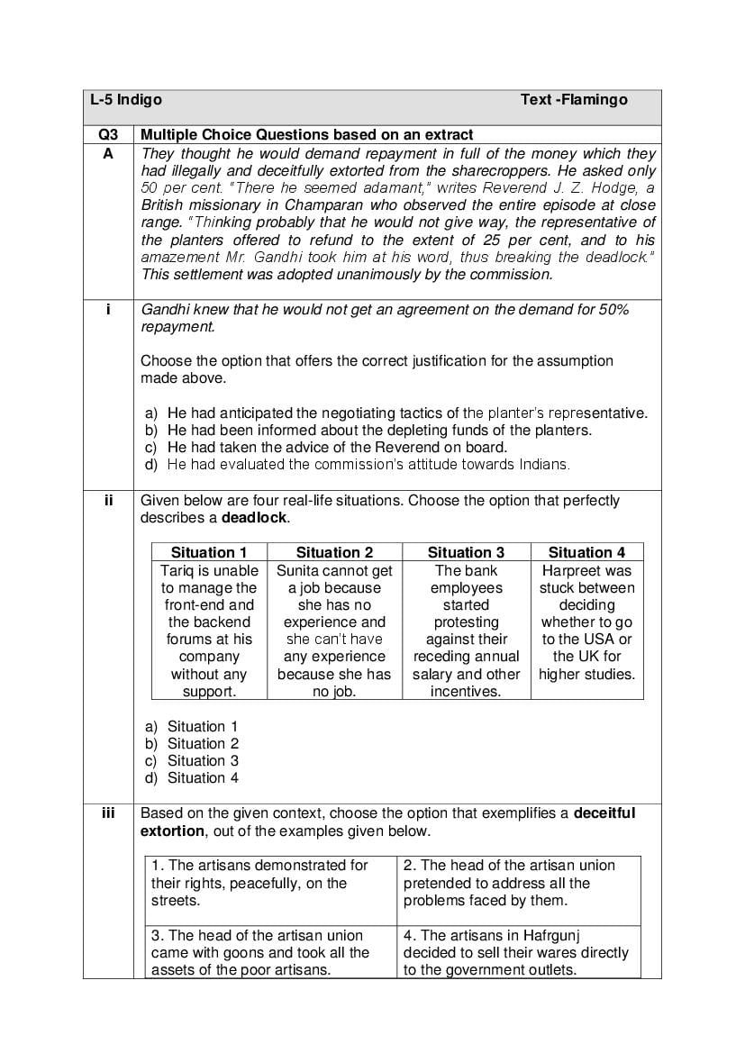 CBSE Class 12 English Core Question Bank (PDF) – Official CBSE Question Bank