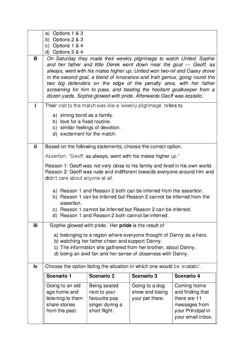 CBSE Class 12 English Core Question Bank (PDF) – Official CBSE Question Bank