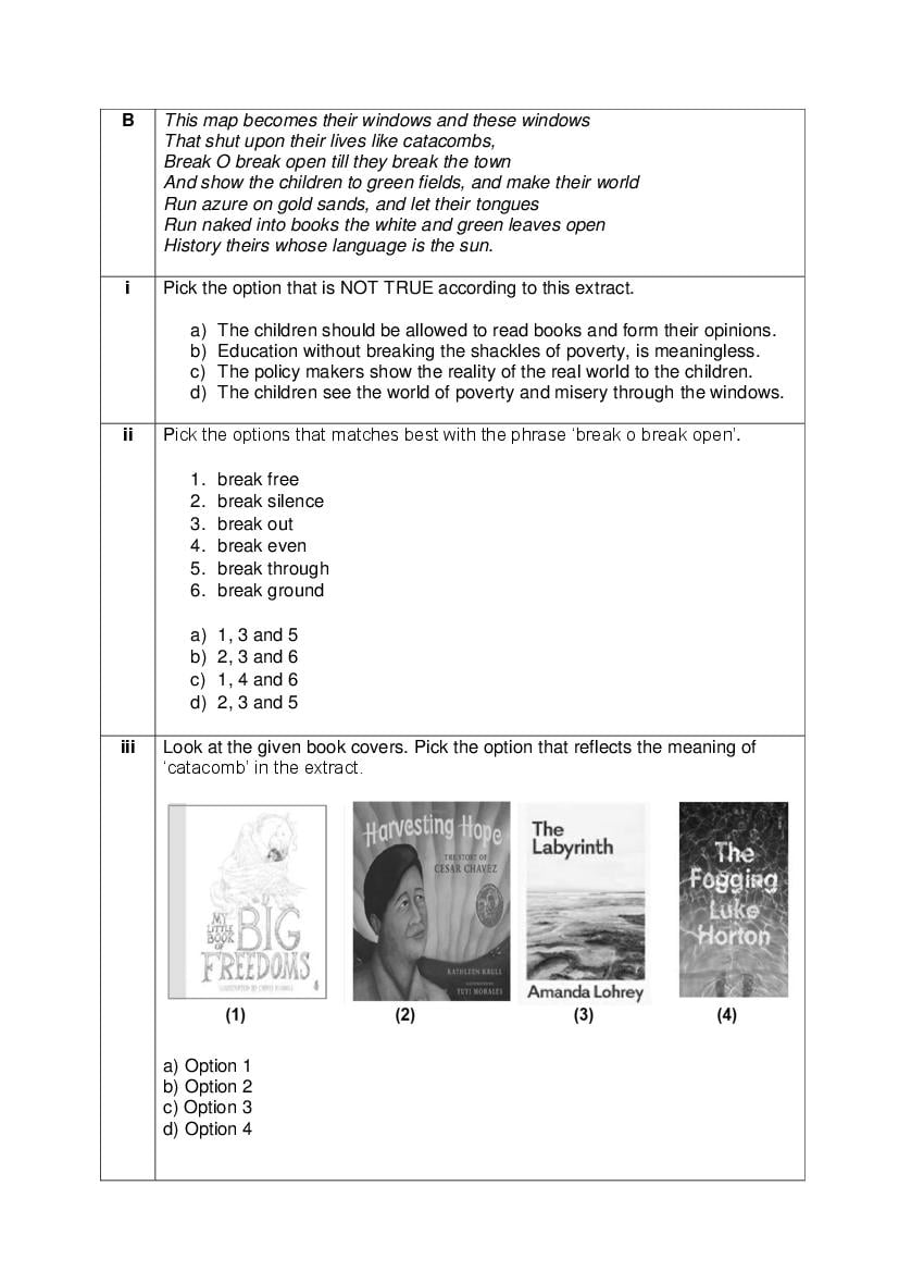 CBSE Class 12 English Core Question Bank (PDF) – Official CBSE Question Bank