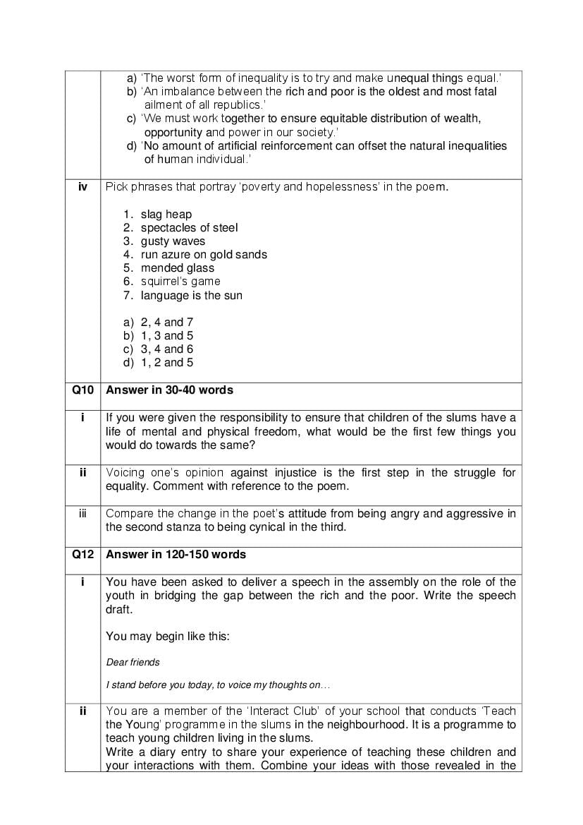 CBSE Class 12 English Core Question Bank (PDF) – Official CBSE Question Bank