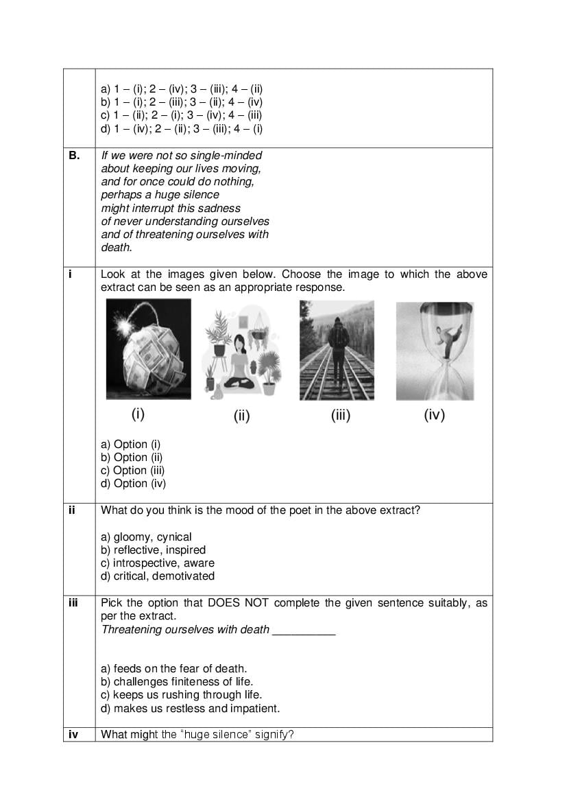 CBSE Class 12 English Core Question Bank (PDF) – Official CBSE Question Bank