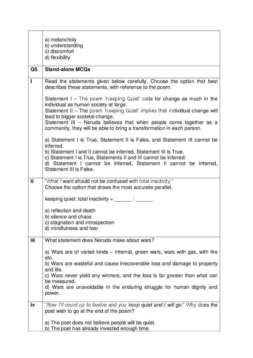 CBSE Class 12 English Core Question Bank (PDF) – Official CBSE Question Bank
