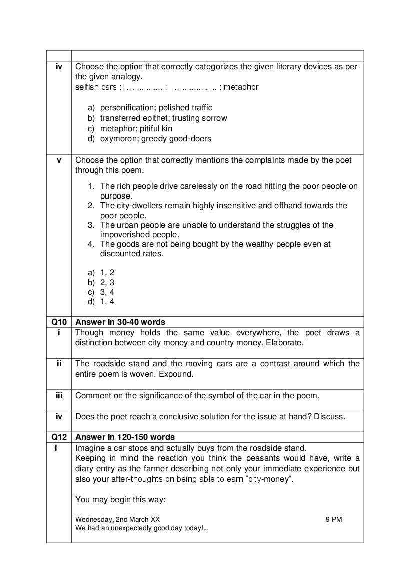 CBSE Class 12 English Core Question Bank (PDF) – Official CBSE Question Bank