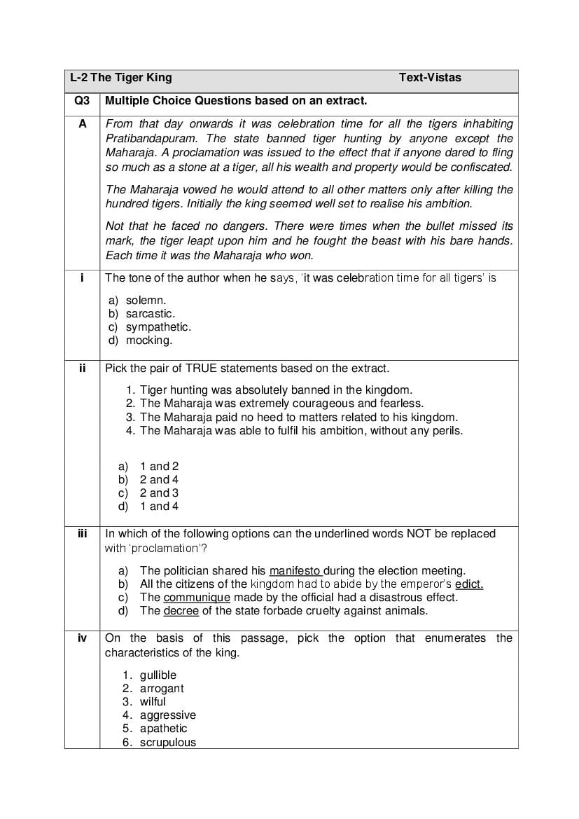 CBSE Class 12 English Core Question Bank (PDF) – Official CBSE Question Bank