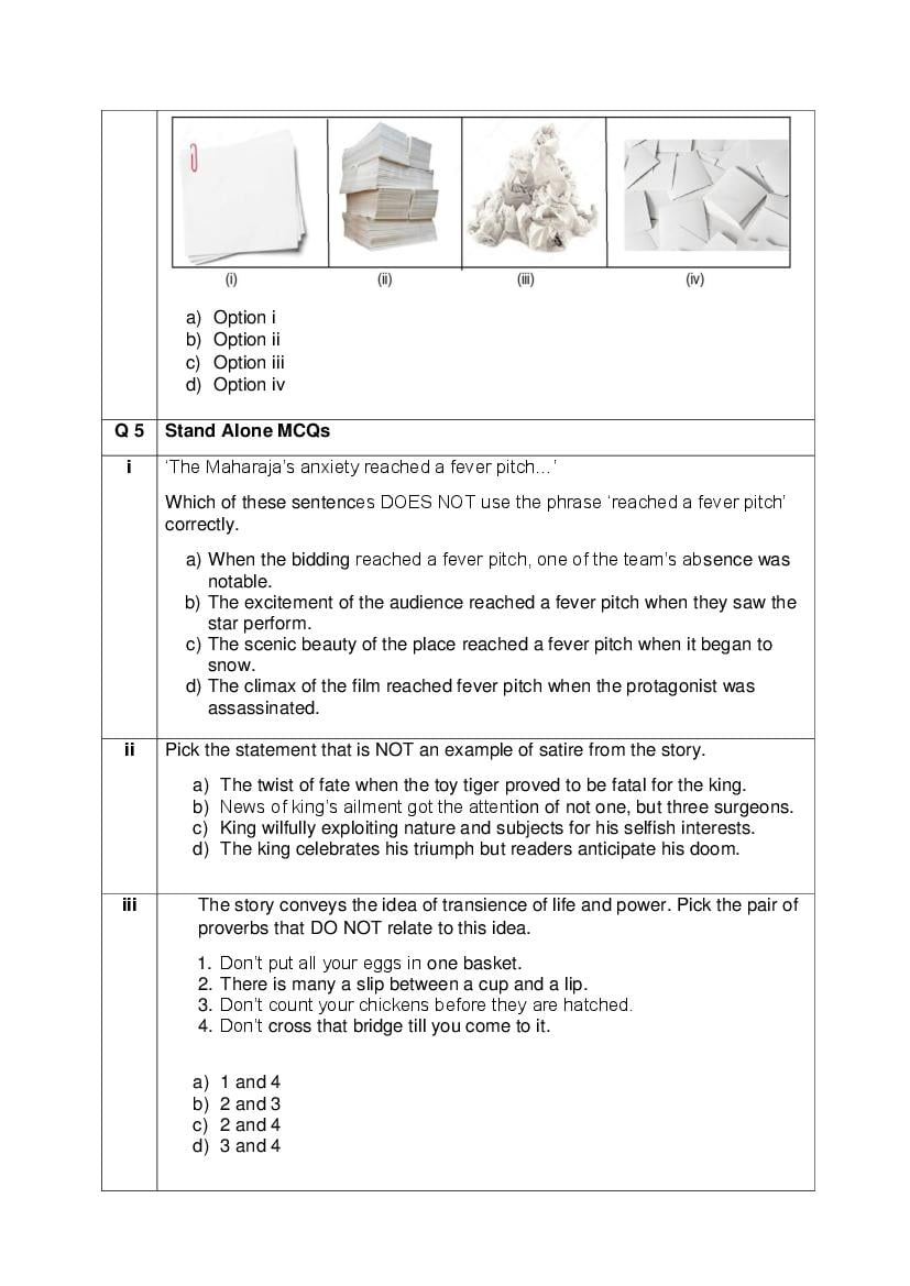 CBSE Class 12 English Core Question Bank (PDF) – Official CBSE Question Bank