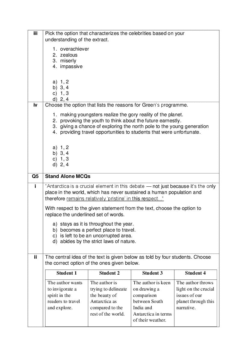 CBSE Class 12 English Core Question Bank (PDF) – Official CBSE Question Bank