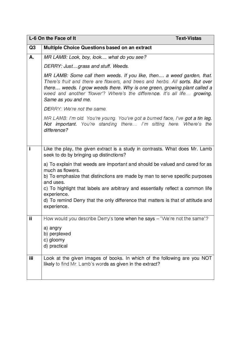 CBSE Class 12 English Core Question Bank (PDF) – Official CBSE Question Bank