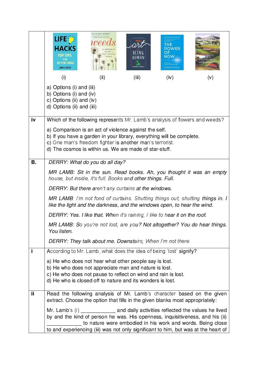 CBSE Class 12 English Core Question Bank (PDF) – Official CBSE Question Bank