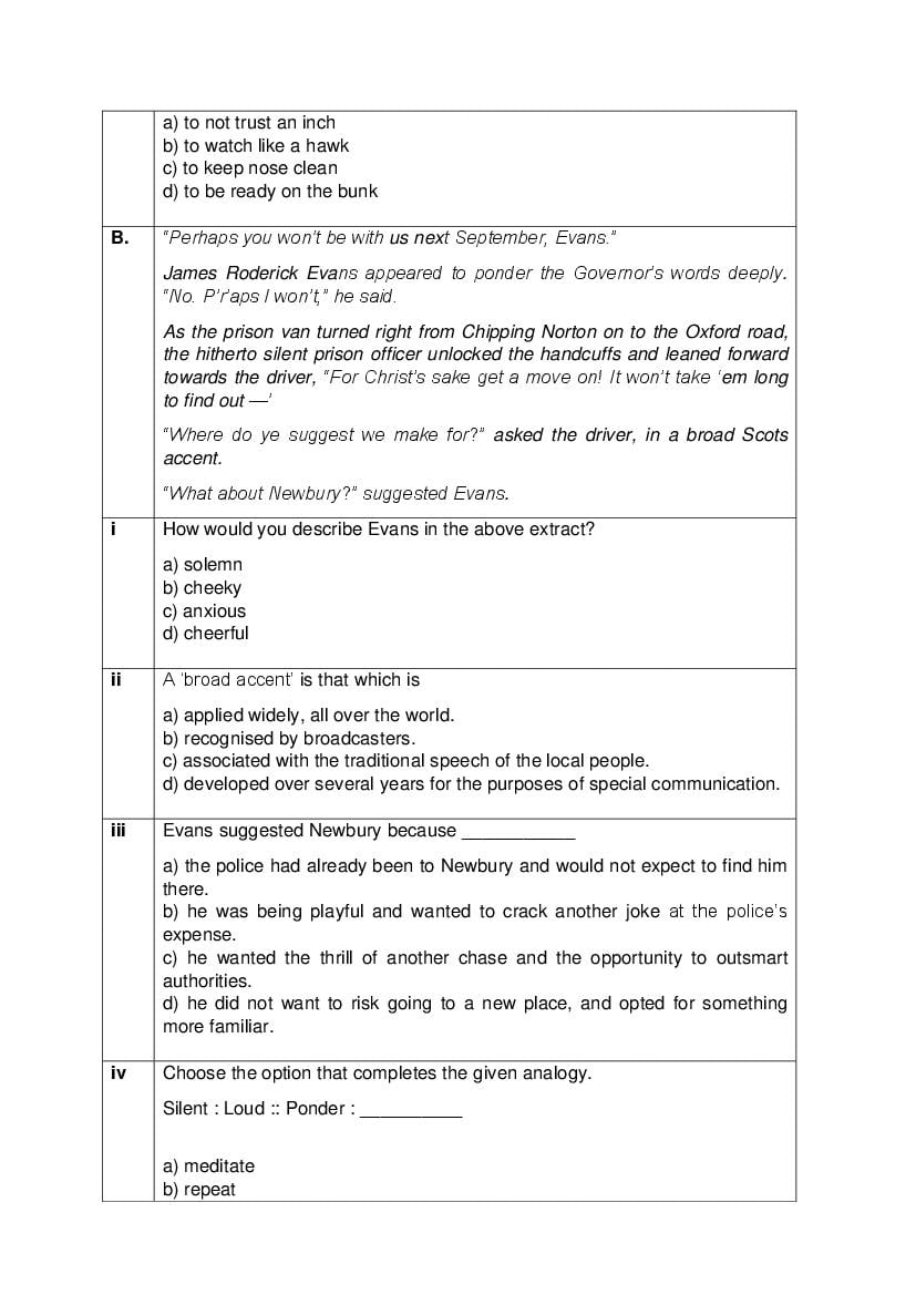 CBSE Class 12 English Core Question Bank (PDF) – Official CBSE Question Bank