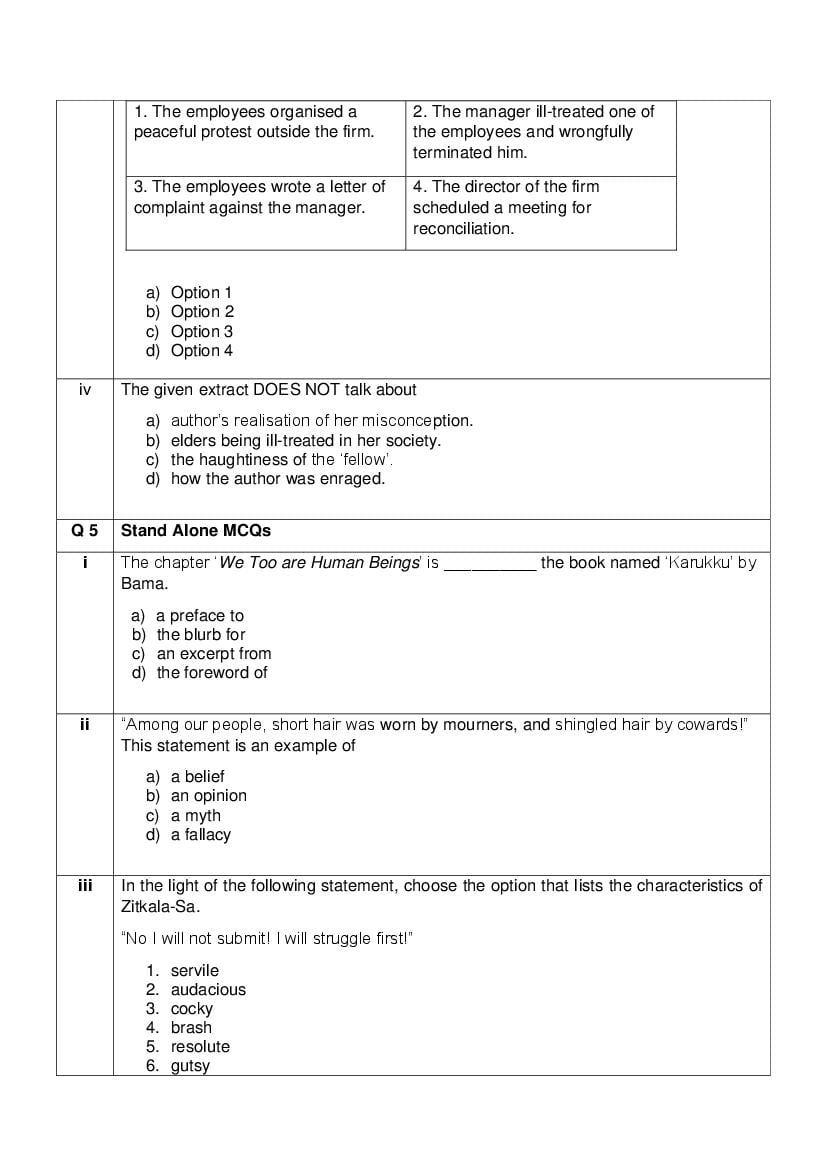 CBSE Class 12 English Core Question Bank (PDF) – Official CBSE Question Bank