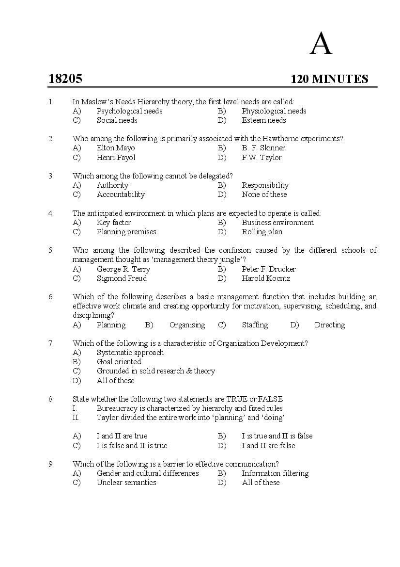 Kerala SET 2018 Feb Question Paper Commerce - Page 1 of 14