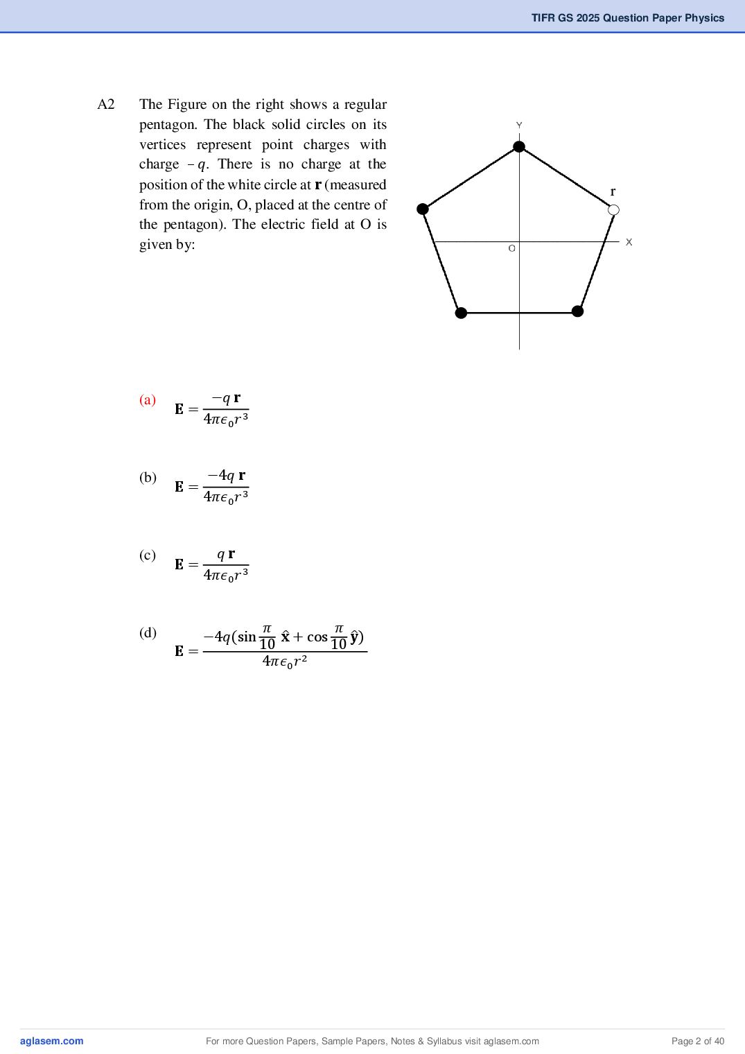 TIFR GS 2025 Question Paper PDF with Answers (8 Papers)