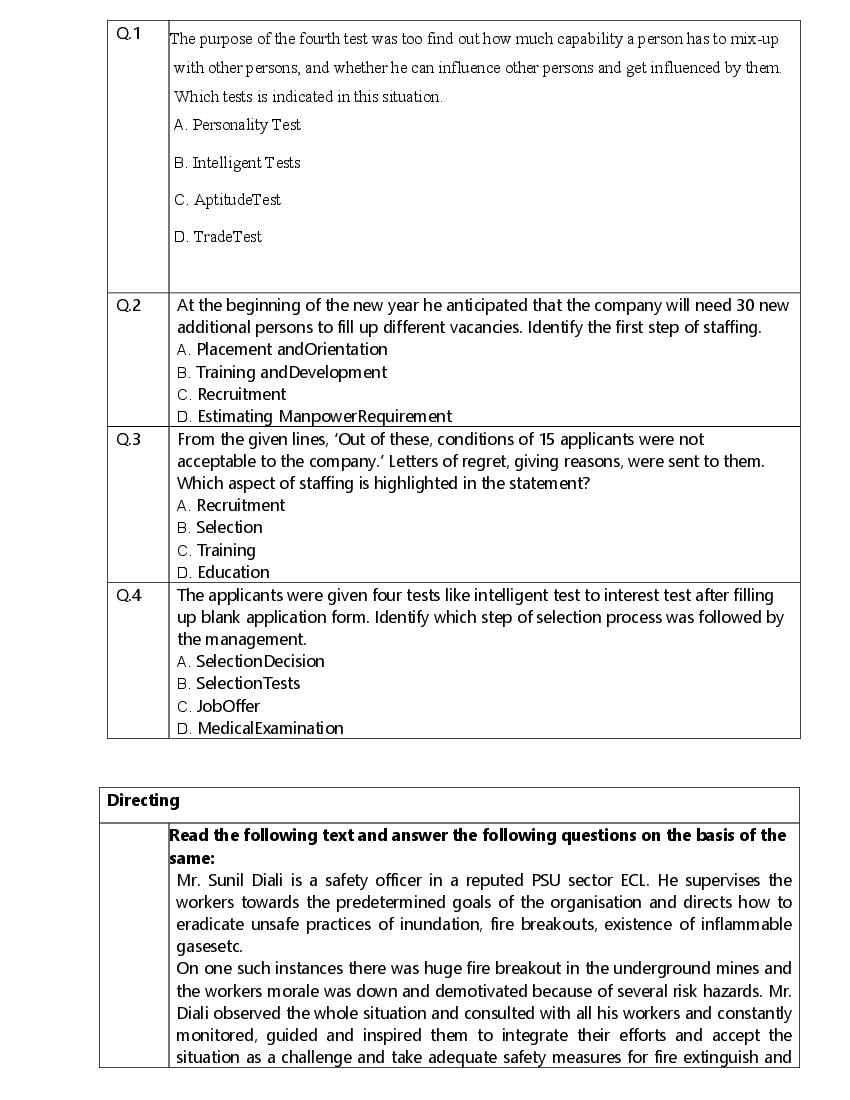 CBSE Class 12 Business Studies Question Bank (PDF) – Official CBSE Question Bank