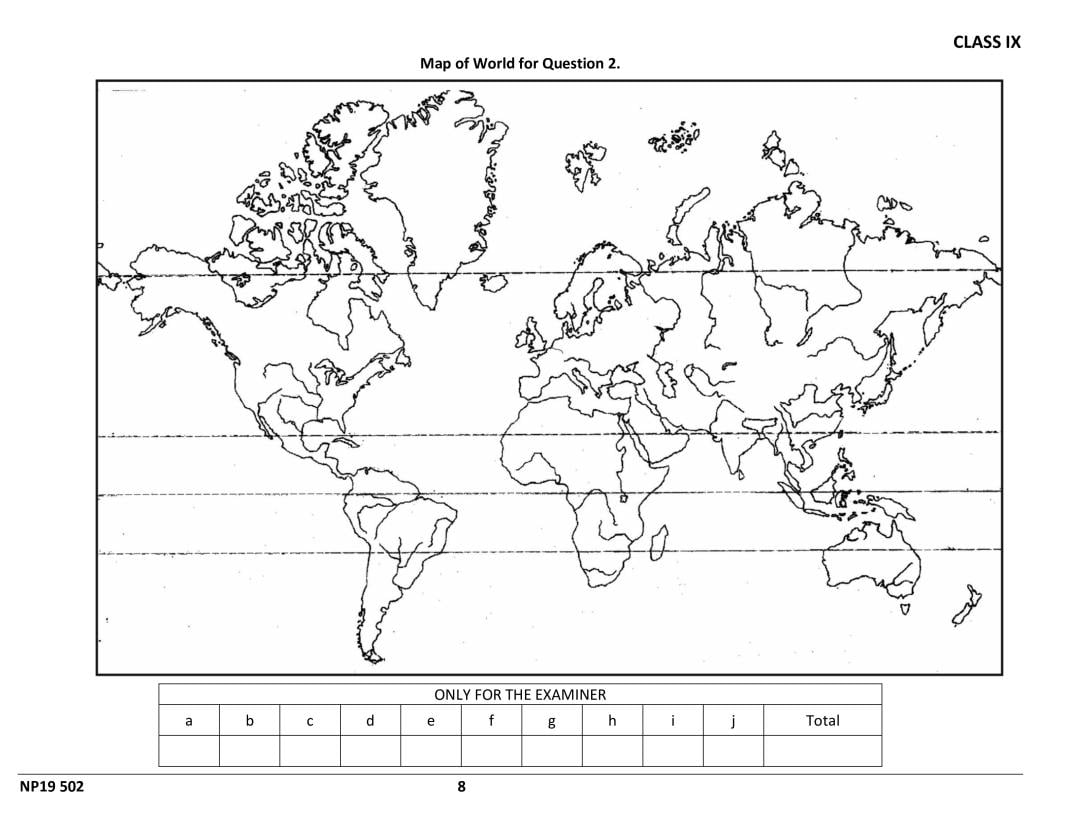 ICSE Class 9 Geography Sample Paper 2024 (PDF) OneEdu24