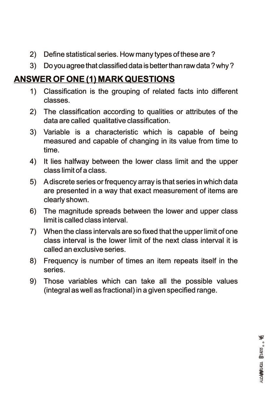 presentation of data class 11 notes pdf download