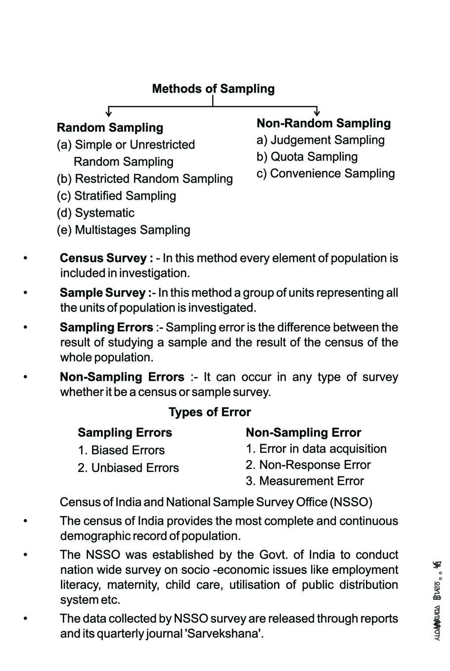 Class 11 Economics Notes For Collection Organisation And Presentation 