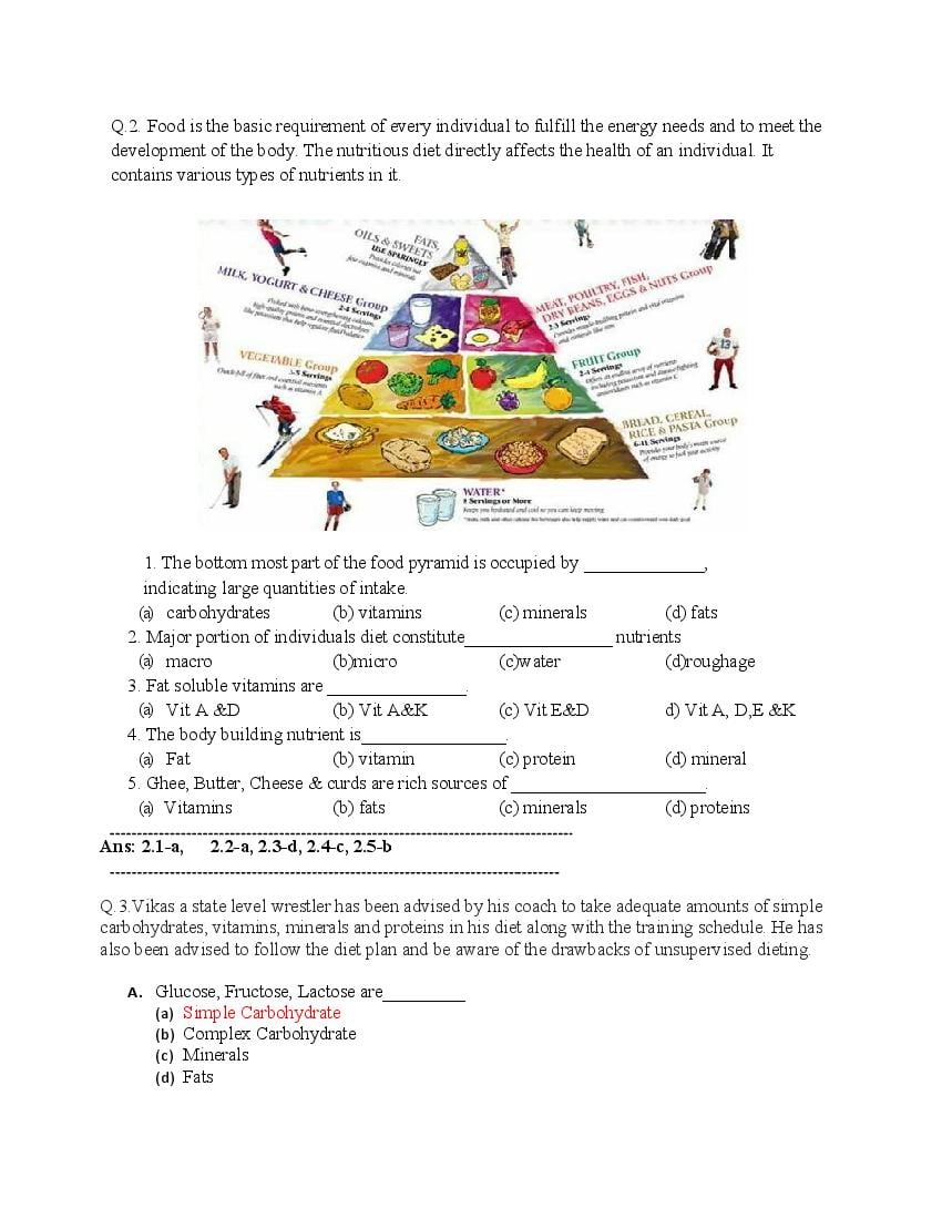 CBSE Class 12 Physical Education Question Bank (PDF) – Official CBSE Question Bank