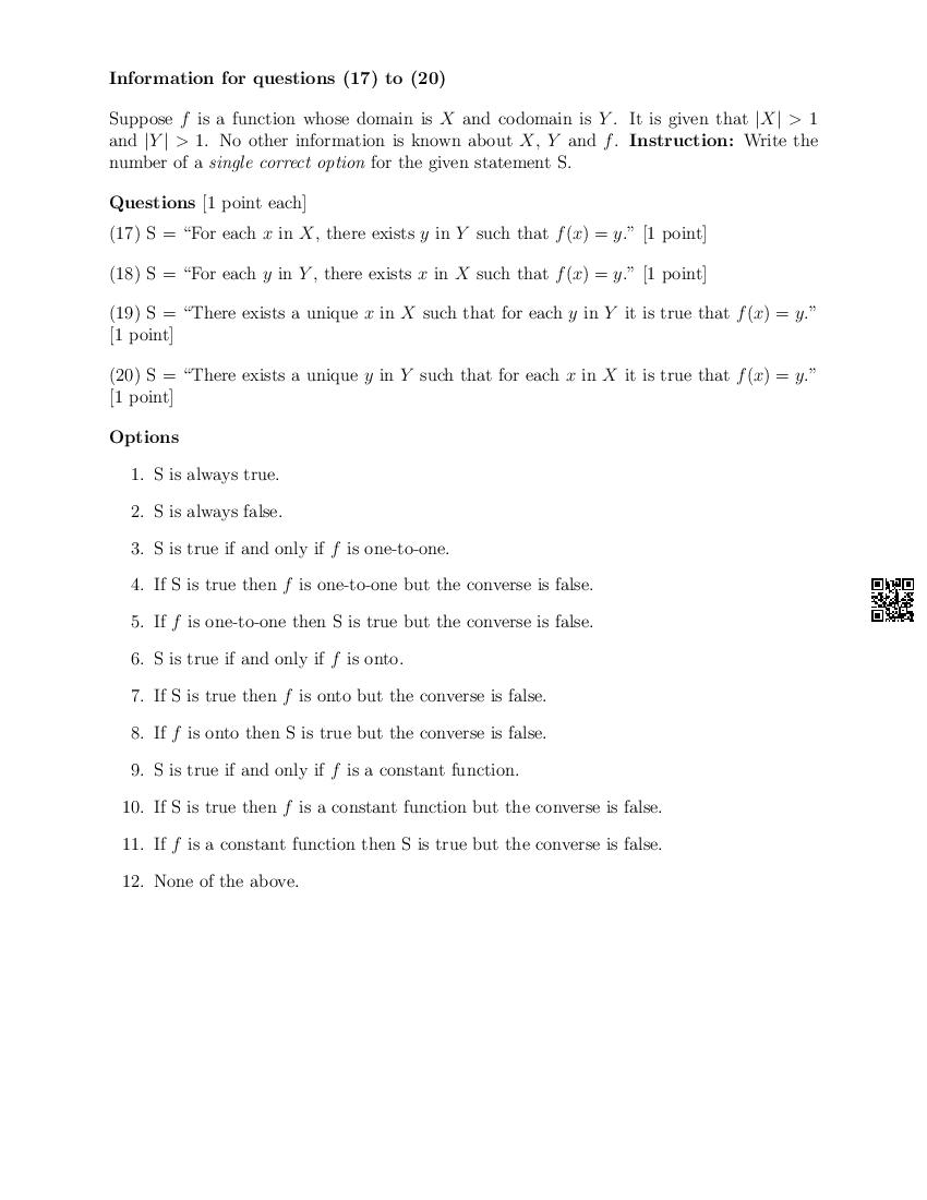 CMI Entrance Exam 2024 Question Papers PDF with Solutions (4 Papers)