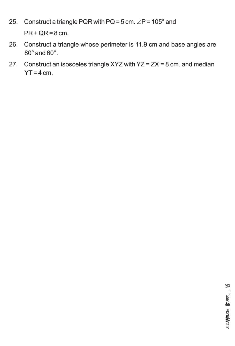 Class 9 Maths Construction Notes All Important Notes