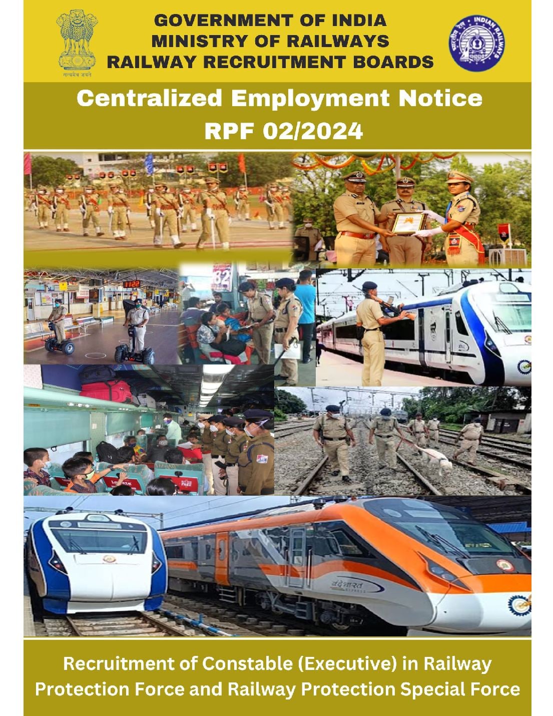 RPF Constable 02-2024 Notification - Page 1 of 23